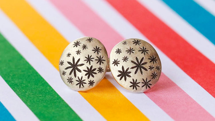 star earring studs handmade stars cute earrings