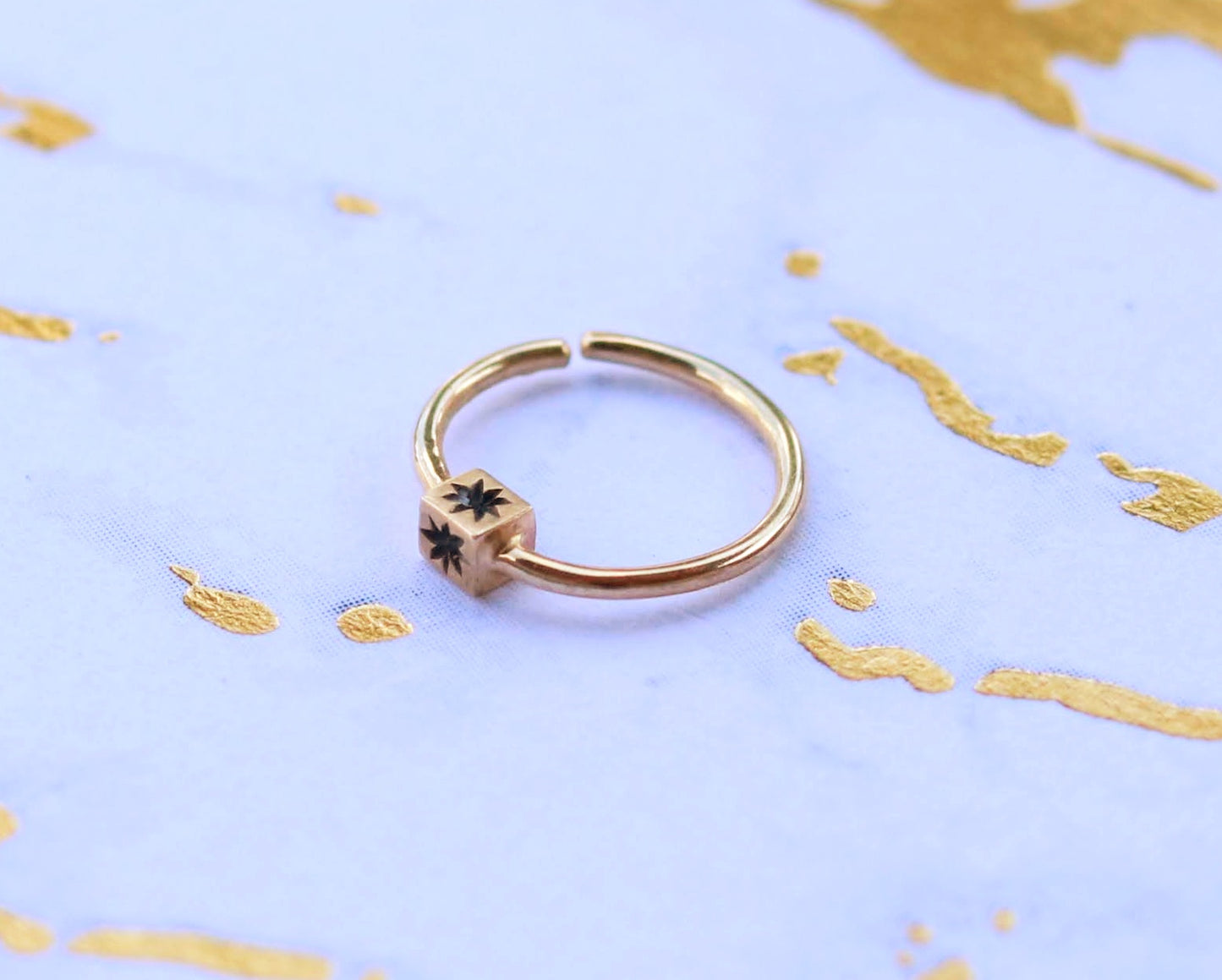 solid sterling silver body jewelry hoop helix cartilage septum nose ring daith rook piercing tragus piercing anti tragus piercing lobe piercing handmade star 20g 18g 16g 14g  6mm 8mm 9mm 10mm\