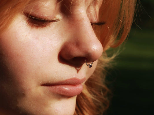 Solid 14k gold septum body jewelry hoop 20g 18g 16g 14g 5mm 6mm 7mm 8mm 9mm 10mm 11mm 12mm yellow gold rose gold white gold silver septum daith helix nostril lip eyebrow piercing anti tragus tragus rook lobe