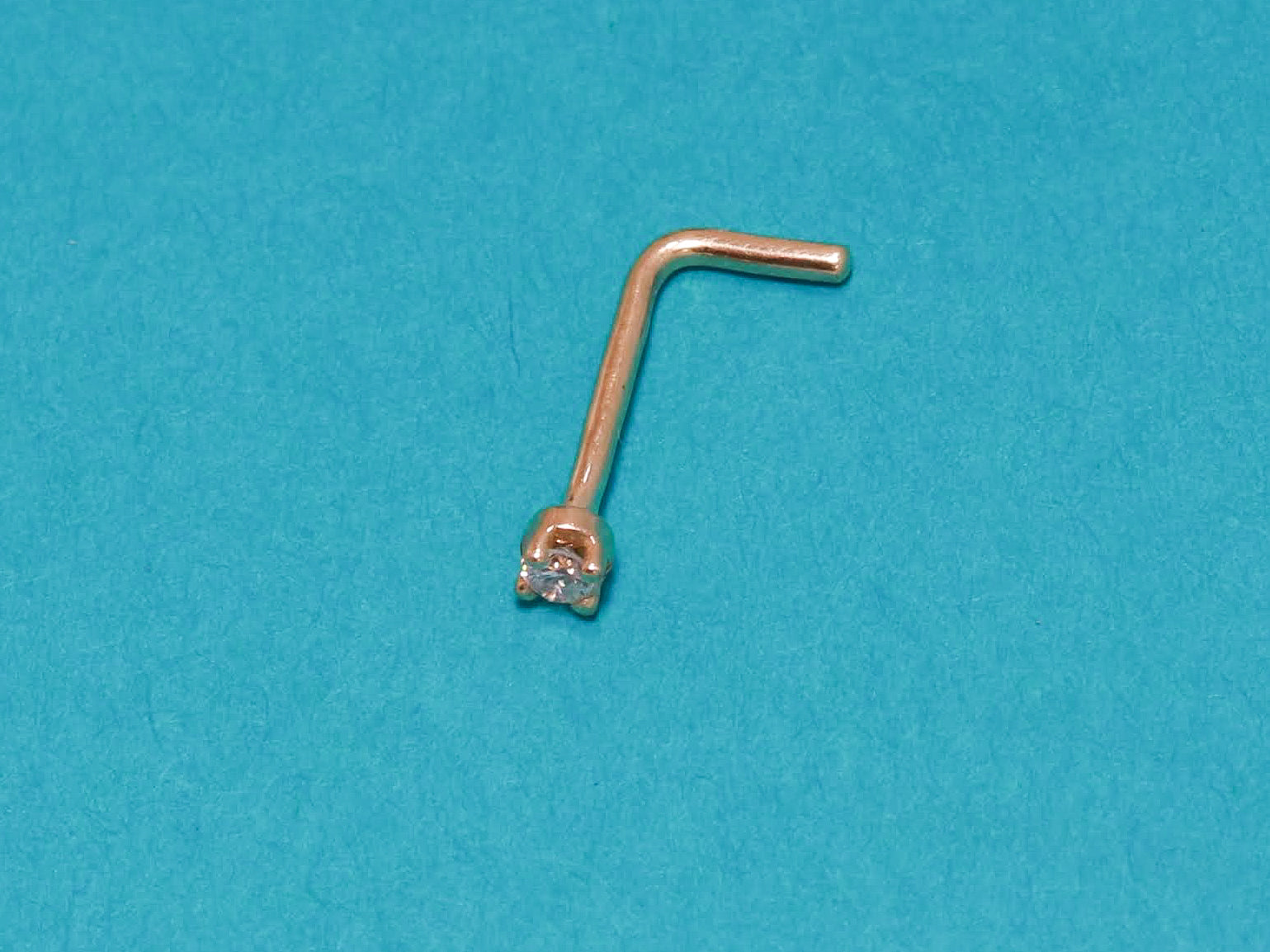 Nostril stud, gemstone, prong set stud, nose ring, nose stud, J nose stud, L nose stud, 2mm nose stud, nose ring, nose piercing, 20g, 18g, 16g  body jewelry