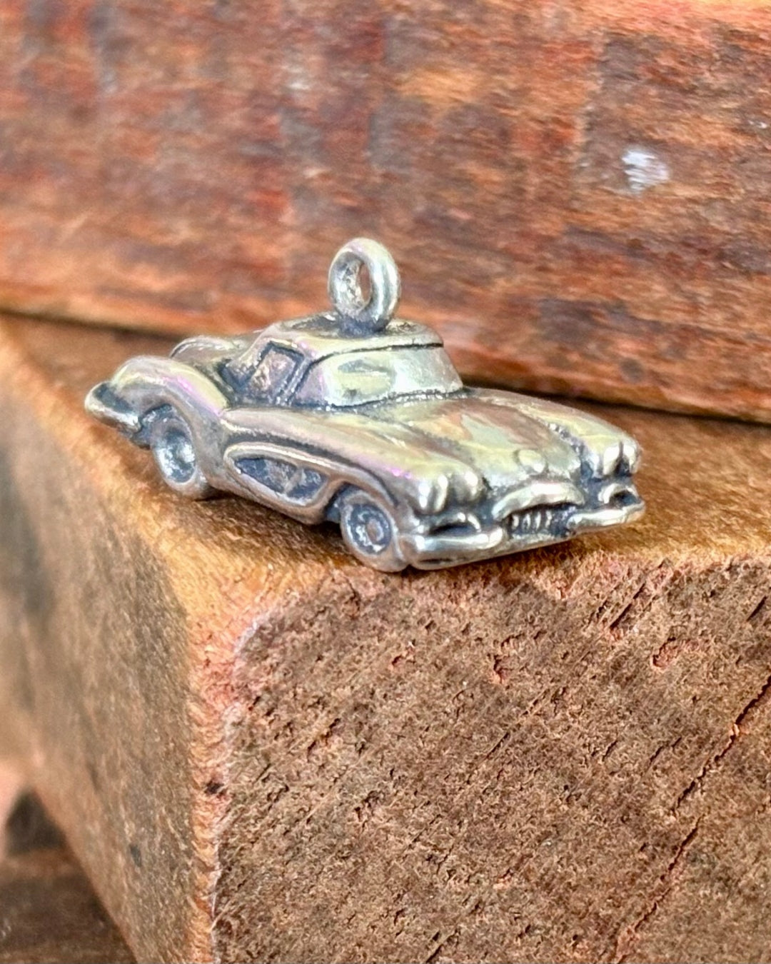 Vintage Buick Car Charm - Solid Sterling Silver